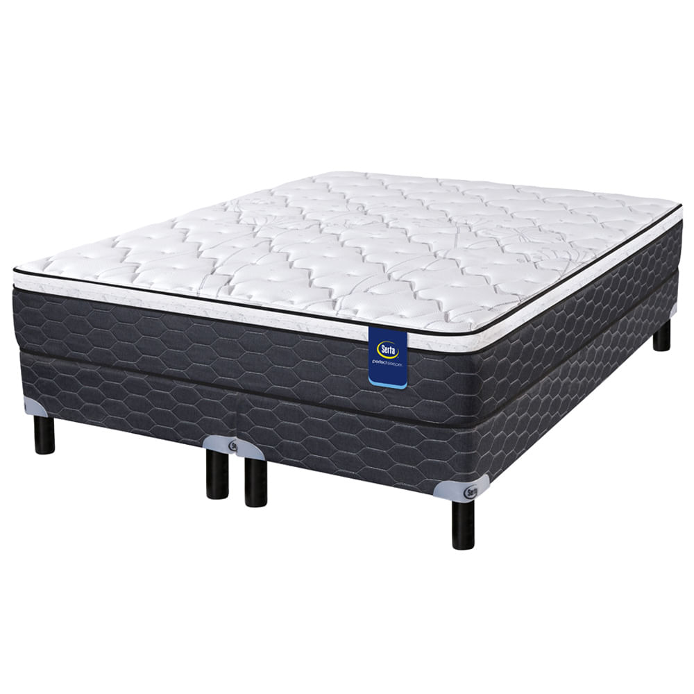 Sommier y Colchón de Resortes King Size Monett Pocket 180x200 cm